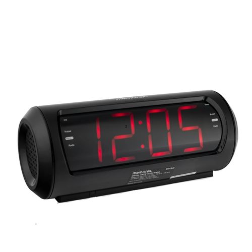 Radio Reloj Memorex con Bluetooth, Carga USB y Despertador Dual