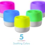 HOMEDICS Difusor Ultrasónico de Aromas con Luz Ambiental y Apagado Automático 630-6242
