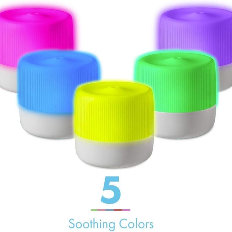 HOMEDICS Difusor Ultrasónico de Aromas con Luz Ambiental y Apagado Automático 630-6242