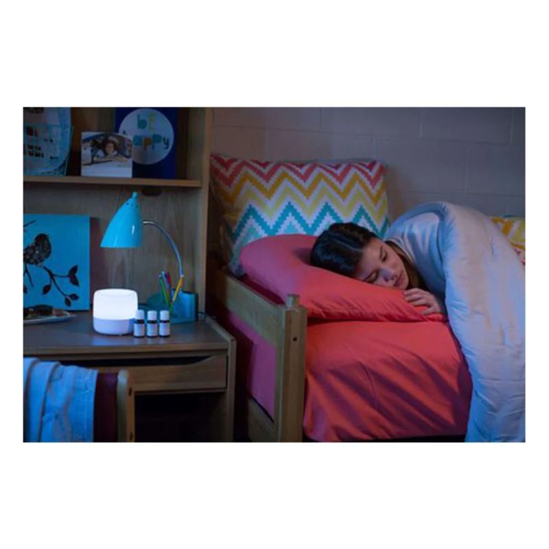 HOMEDICS Difusor Ultrasónico de Aromas con Luz Ambiental y Apagado Automático 630-6242