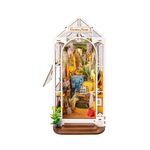 ROKR Holiday Garden House Casa Miniatura 3D de Madera con Jardín y Luz LED 600-1540