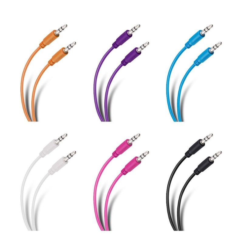 STEREN Cable ultra delgado de audio estéreo de 3.5mm 420-8076