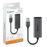 STEREN Adaptador USB 3.0 a Ethernet RJ45 para PC y Laptop 250-5242