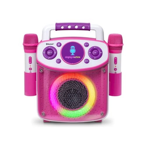 Máquina de Karaoke Infantil con Micrófono y Luces LED Integradas