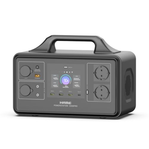 Estación de energía portátil S500F-Pro con batería 518Wh y múltiples salidas