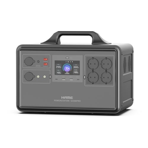 Estación de energía portátil S2200-Pro con batería de 2240Wh y 4 salidas AC de alta potencia