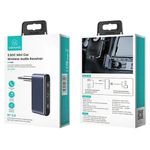 USAMS Adaptador de Audio Bluetooth 5.0 con Jack 3.5 mm para Auto, Parlantes y Auriculares 150-1100
