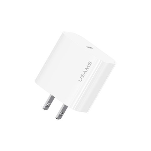 Cargador rápido USB-C 20 W - cargador compacto de pared para iPhone y Android