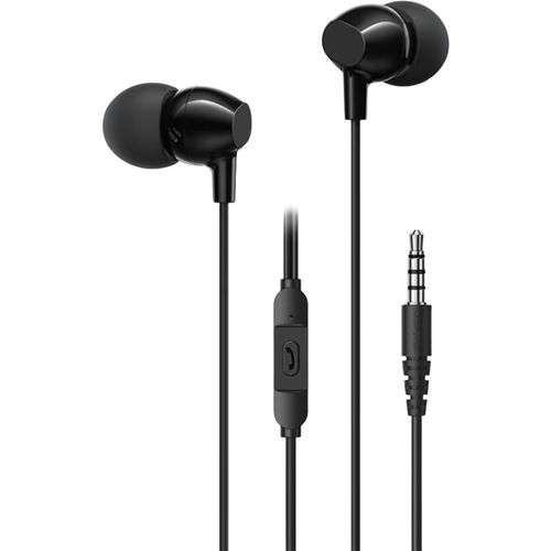 Auriculares alámbricos estéreo con micrófono y jack 3.5 mm - audífonos cómodos para celular y PC