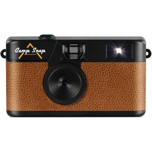 Cámara Digital Vintage Camp Snap V103 con Estilo Retro y Conexión Real - Cafe