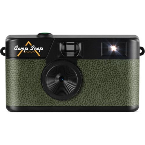 Cámara Digital Vintage Camp Snap V105 con Estilo Retro y Conexión Real - Verde