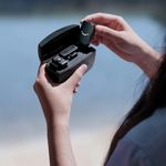 FIFINE Micrófonos inalámbricos de solapa con estuche de carga y adaptadores 420-2226