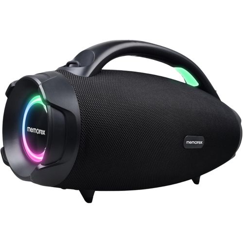 Altavoz Bluetooth de 80 W, Modo Super Bass, IP67 y Luces LED Rítmicas