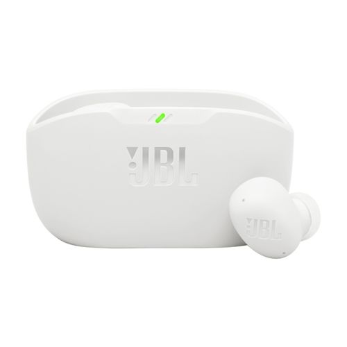 Auriculares JBL Wave Buds 2 Blancos con Sonido Deep Bass y Cancelación de Ruido