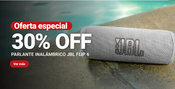Parlante inalámbrico JBL Flip 6​