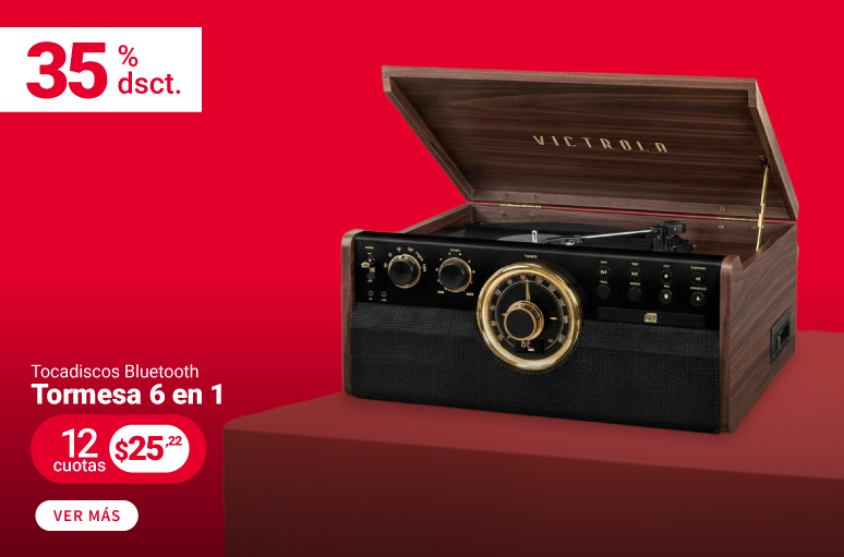 Tocadiscos Bluetooth​